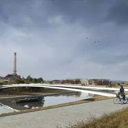 Wizualizacja Kładki Berdychowskiej w Poznaniu