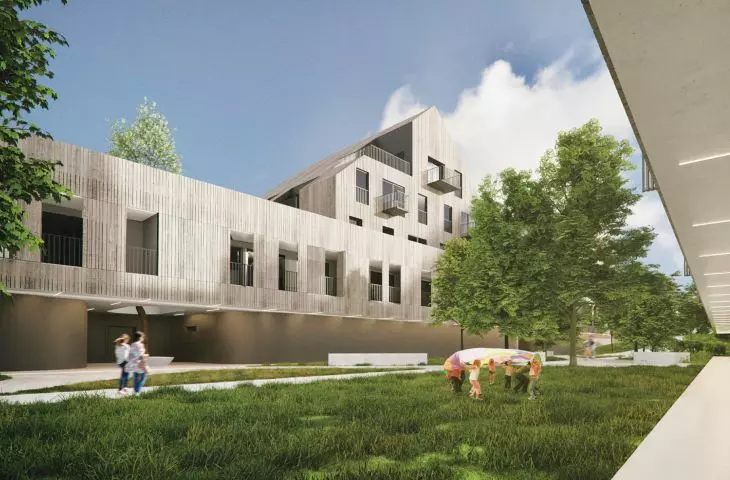 Zrównoważone osiedle wokół zielonej doliny. Konkursowy projekt BAH Studio