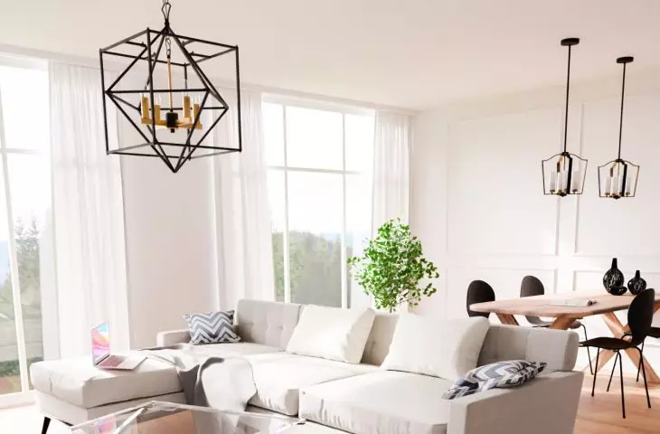 Lampy wiszące NASHVILLE P04248BK AU i DUBLIN P04148BZ