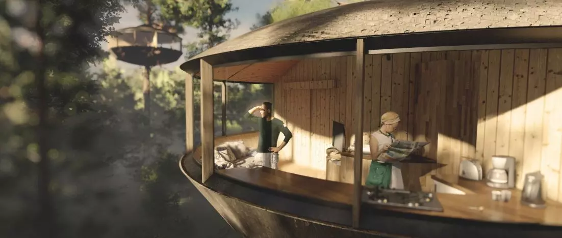 Vinda – domek na drzewie odpowiedzią na zmiany klimatyczne. Projekt z Polski wyróżniony!