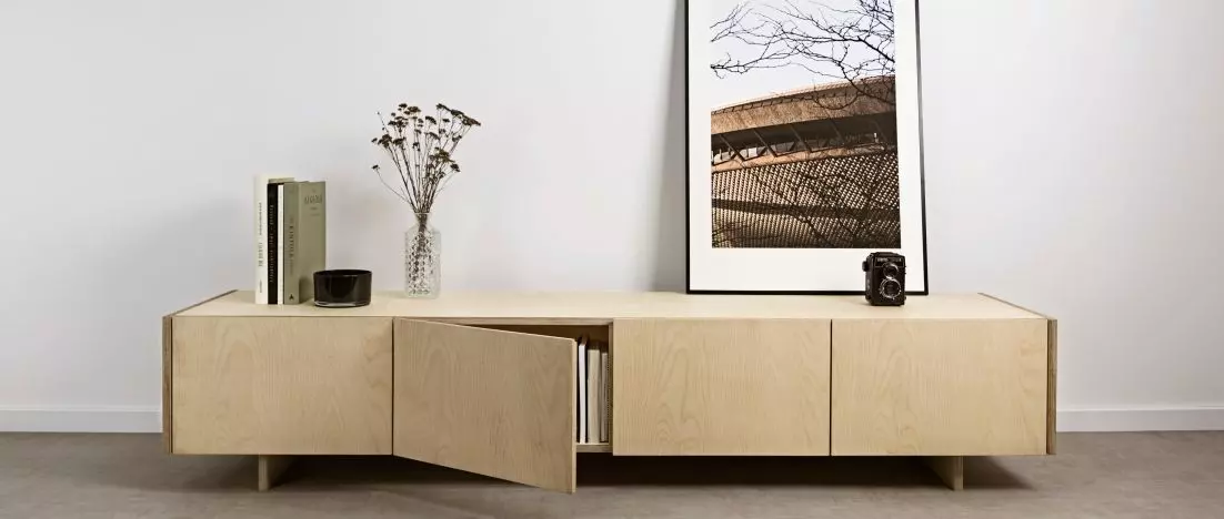 OTOTO. Birch plywood furniture inspired by Japanese minimalism