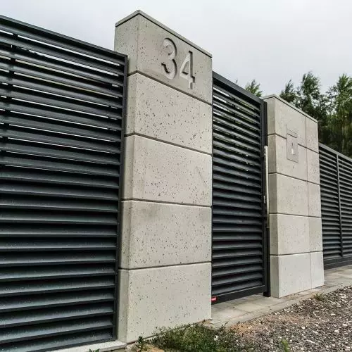Modern fences for homes and residences
