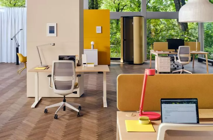 Home office in the office