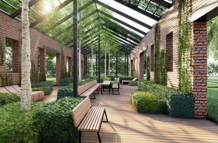 How to make a park out of a ruin? - pocket garden in Krakow