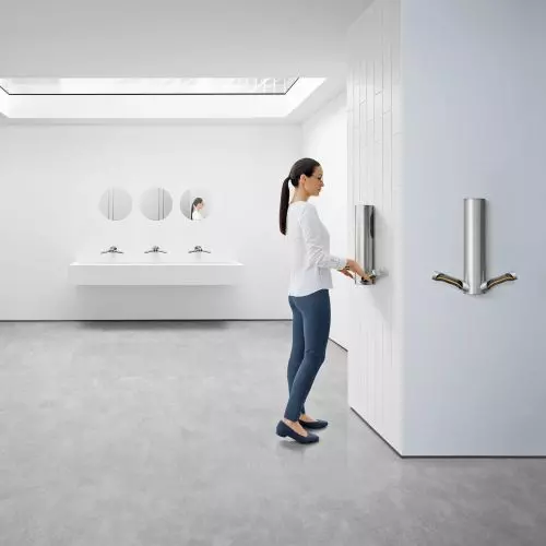 Bezpieczny powrót do pracy bez obaw o aerozolizację, dzięki nowatorskiej technologii Dyson Airblade.