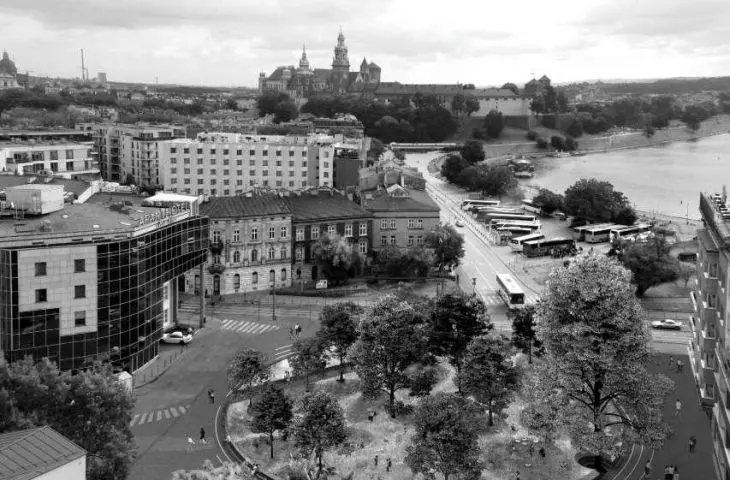 Wyniki konkursu na projekt przebudowy placu Juliusza Kossaka w Krakowie