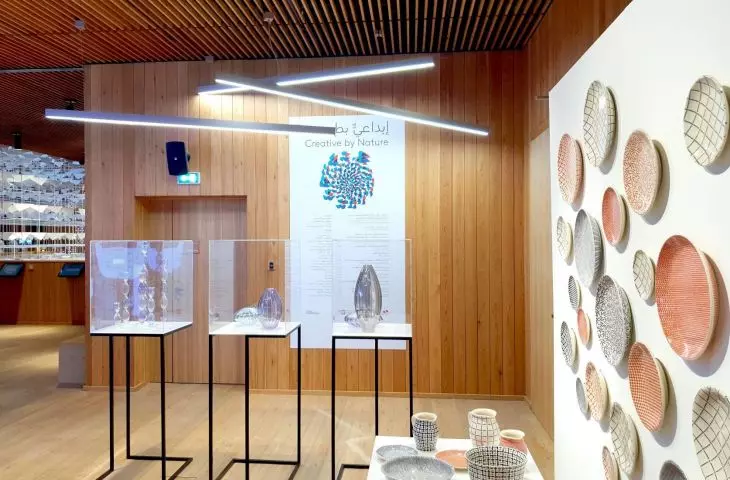 Oświetlenie Lena Lighting na wystawie „Creative by nature” promującej polski design i innowacyjność podczas Expo 2020 w Dubaju