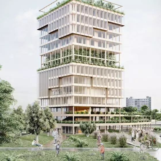 II Nagroda, „Bioklimatyczna jednostka modularna, jako dominanta przestrzeni Praga-Południe. Projektowanie zrównoważone w kontekście architektury przyszłości”