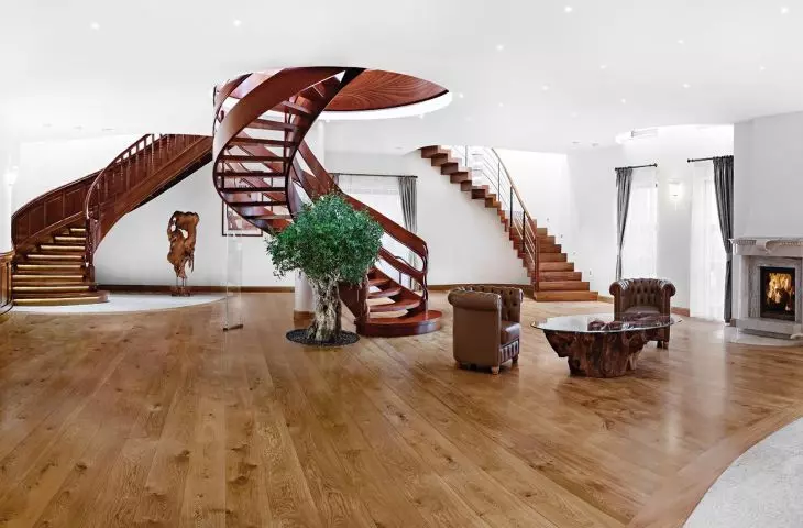 Wood - stairs, floors, interior design. 34 years of craftsmanship of the company Marchewka