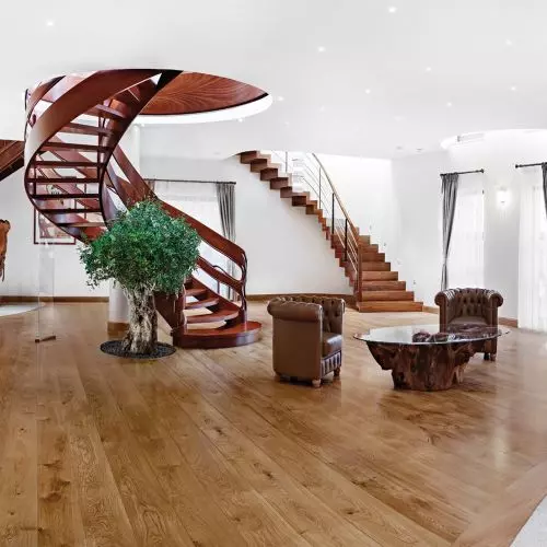 Wood - stairs, floors, interior design. 34 years of craftsmanship of the company Marchewka