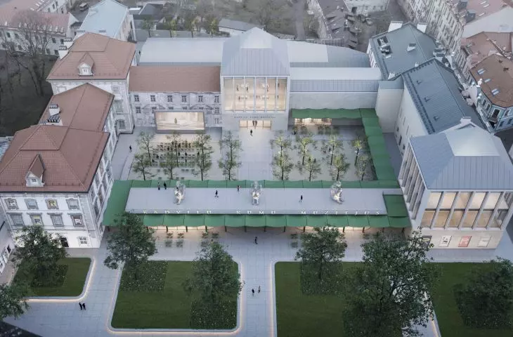 Nagrodzony projekt BDR Architekci na przebudowę pałacu w Wilnie
