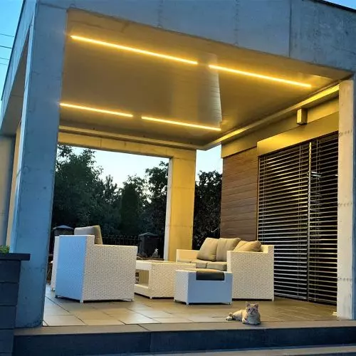 Pergola Primavera and Pergola Dolce Vita - a new living space, synonymous with comfort and modernity