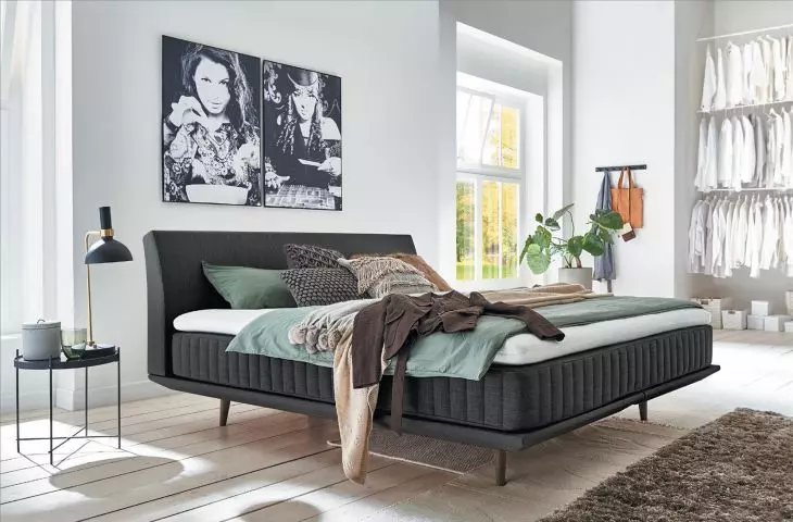Łóżko tapicerowane – kontynentalne MINIMUM