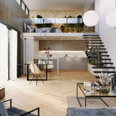 DĄB YANKEE z kolekcji Amaron Herringbone