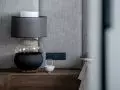 Nowoczesna lampa stołowa Miranda Amber