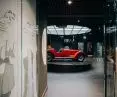 The art déco exhibition in Plock. A red Jowett from 1926 is one of its exhibits