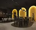 Interior of the cocktail bar 
