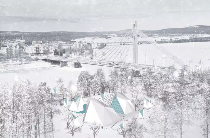 Wyniki konkursu architektonicznego Ruukki „The Unbelievable Challenge 2021” na projekt muzeum śniegu w Rovaniemi