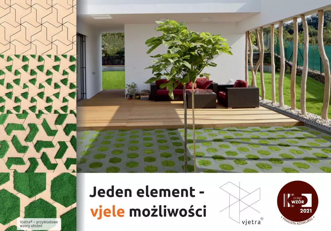 Vjetra® –
przykładowe wzory ułożeń