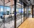 Glass wall system with unique properties