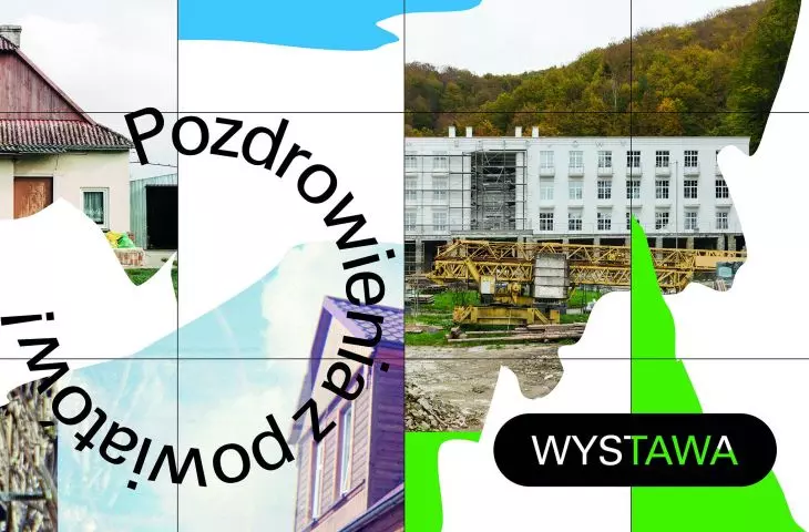 Greetings from district Poland at exhibition in Warsaw