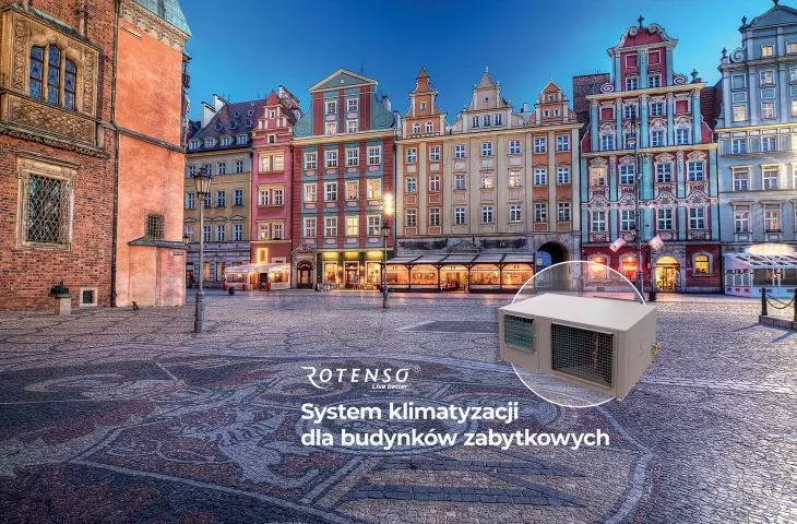System klimatyzacji dla zabytków Rotenso RVF V- Stage
