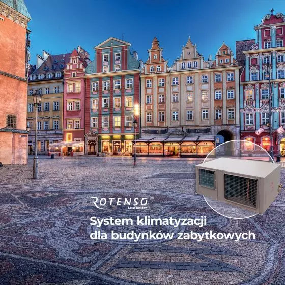 System klimatyzacji dla zabytków Rotenso RVF V- Stage