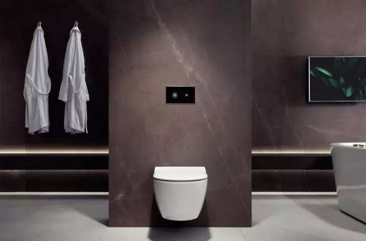 Bezdotykowe przyciski uruchamiające do WC firmy Viega