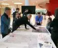 Warsztaty urbanistyczne dotyczące Wesołej trwały podczas Biennale Architektury w Krakowie