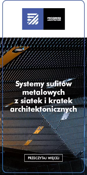 Systemy sufitów metalowych z siatek i kratek architektonicznych