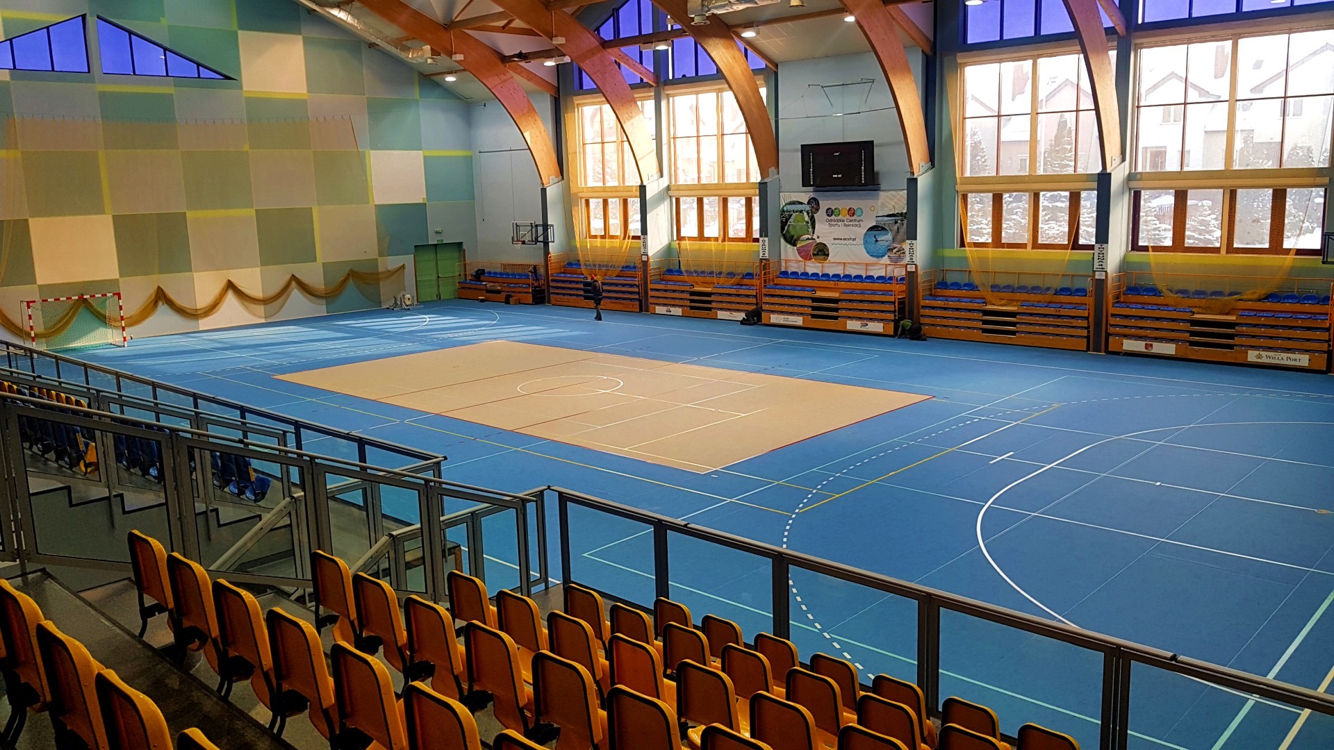 Wykładzina pozytywna dla klimatu, Marmoleum - teraz także w służbie sportu 