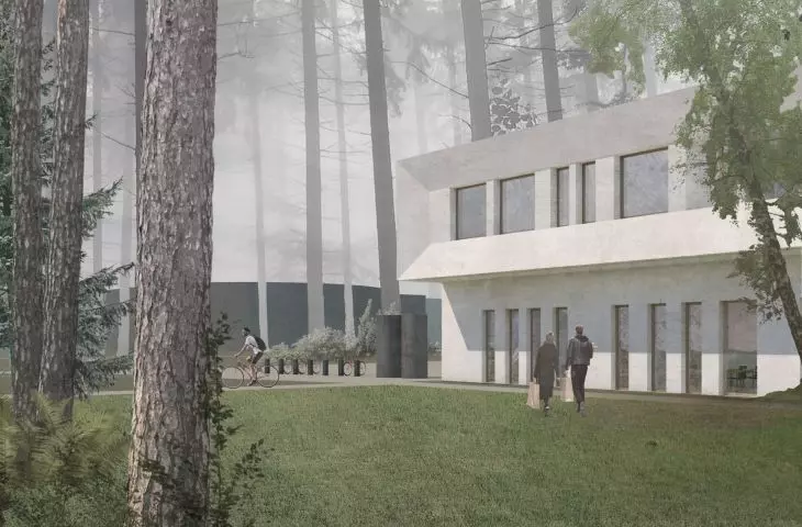 Ośrodek terapii i stymulacji zmysłów, budynek terapeutyczny 