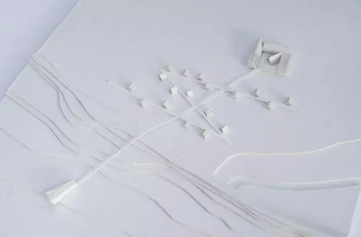 Wizualizacja projektu „Sacred Space of a Modern Man”, makieta