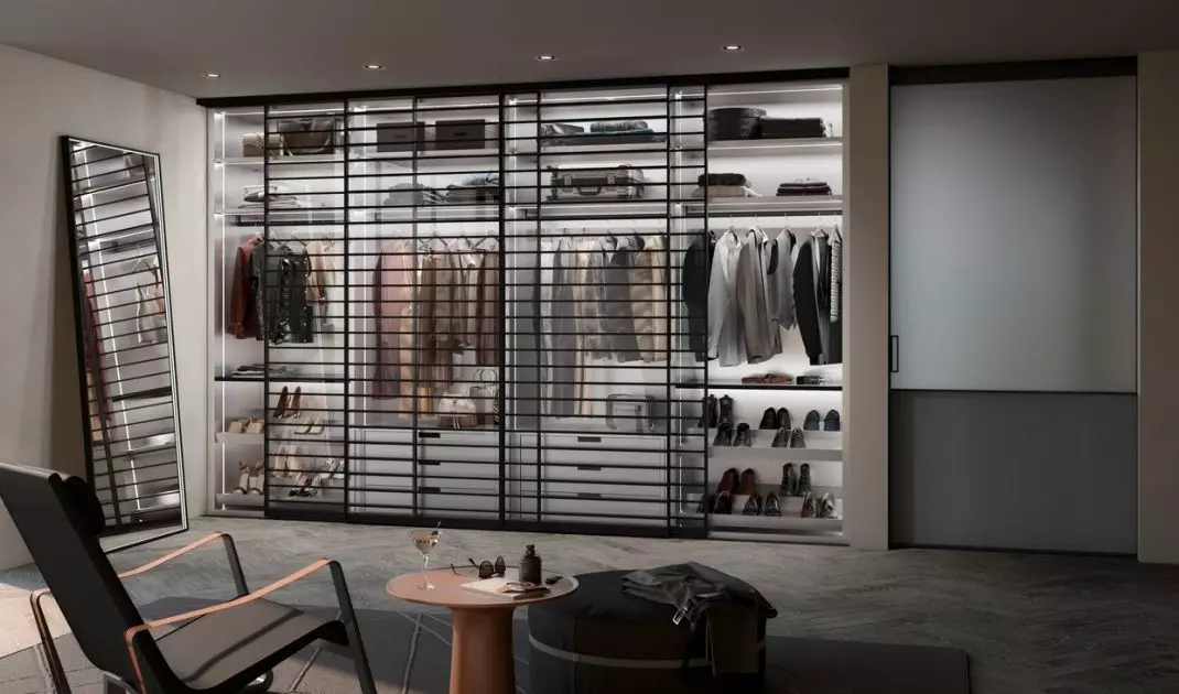 Closet with stiles 