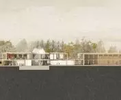 Przekrój szkoły w Warszawie