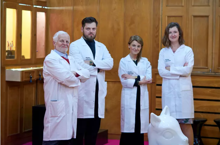 From left: Marek Sosenko, Mateusz Okoński, Katarzyna Sosenko, Katarzyna Jagodzinska.