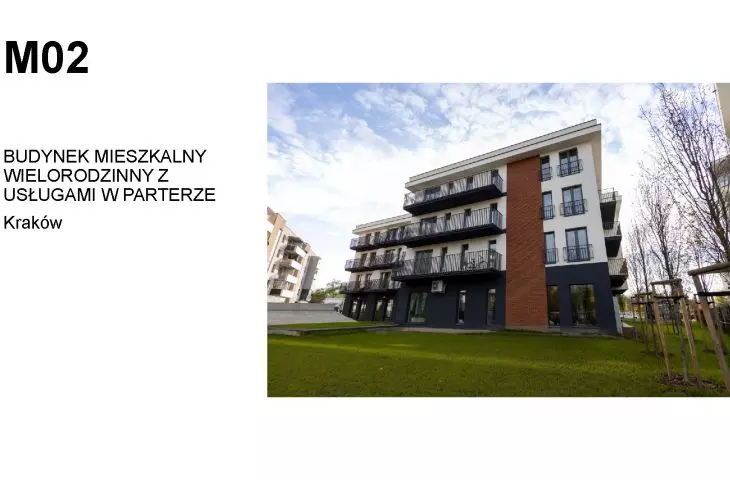Budynek mieszkalny wielorodzinny z usługami w parterze przy ulicy Sołtysowskiej 3 w Krakowie  