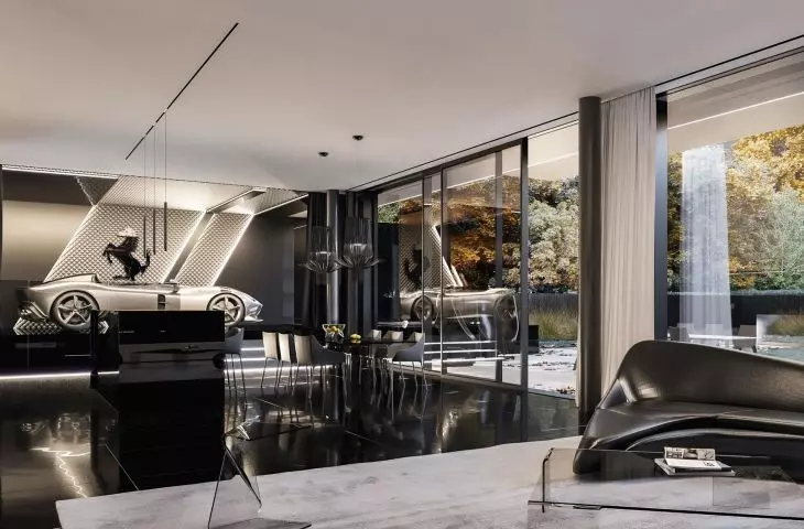 Interior of the MONZA CASA house