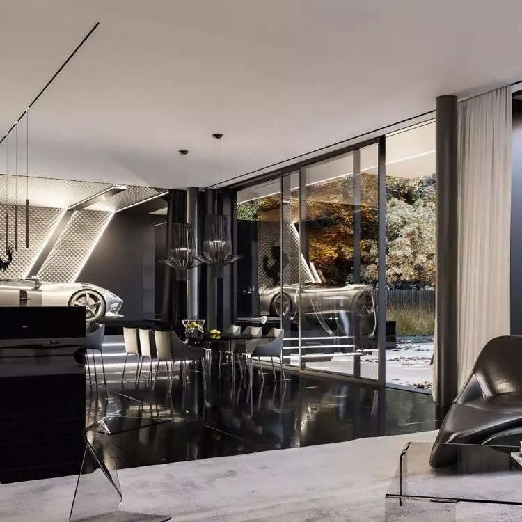 Interior of the MONZA CASA house
