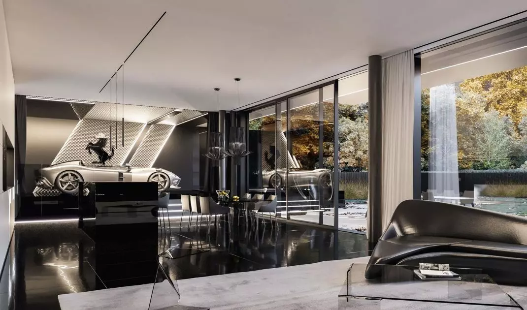 Interior of the MONZA CASA house