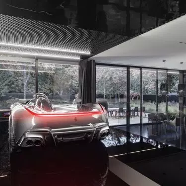 The main character of the interior is the car
