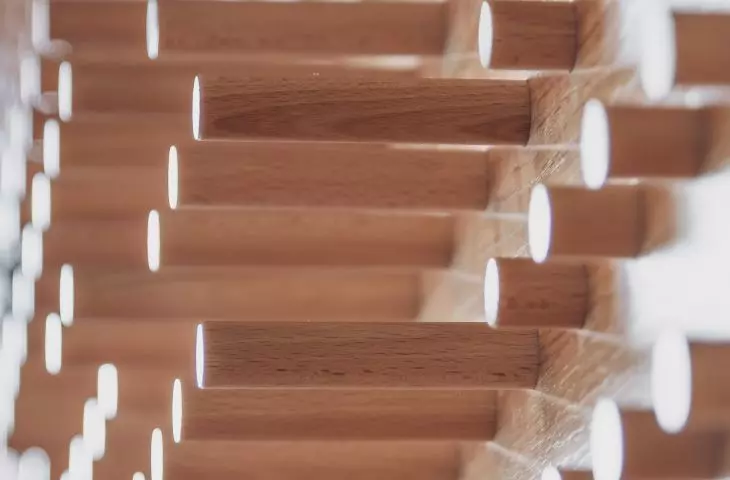 The map of Karpacz was made of wooden pegs