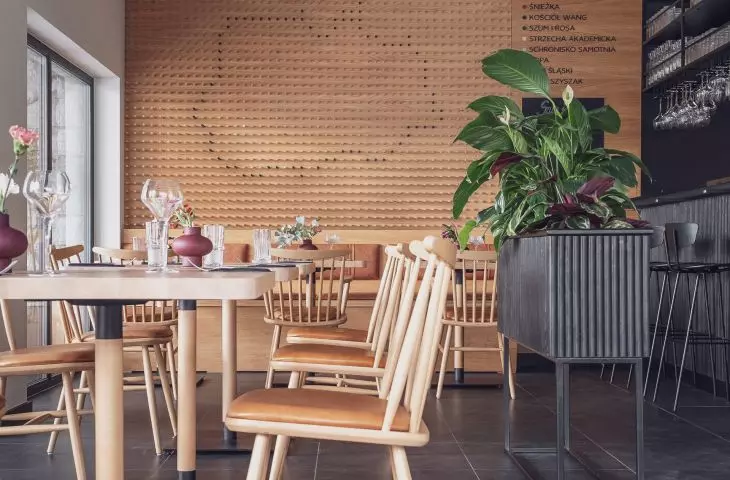 The map of Karpacz was made of wooden pegs