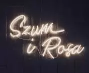 Neon sign with the name of the restaurant