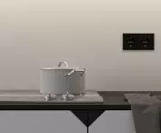 Milled kitchen front handle