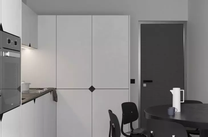 Kitchen and dining room interior