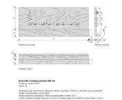 Schemat projektowy poręcz