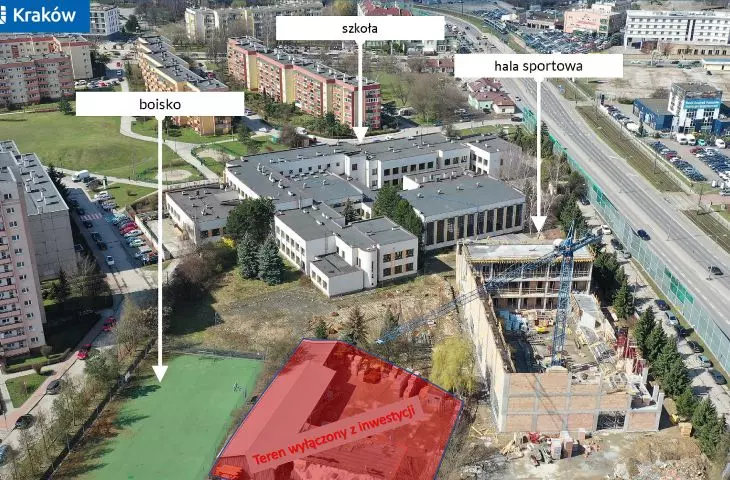 Budowa hali sportowej przy Szkole Podstawowej z  Oddziałami Integracyjnymi nr 151 w Krakowie