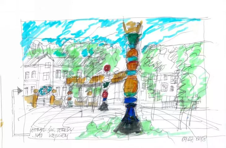 Dom dla Bezdomnych w Jaworznie, projekt inspirowany twórczością Hundertwassera