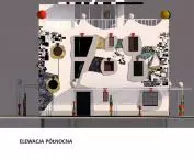 Dom dla Bezdomnych w Jaworznie, projekt inspirowany twórczością Hundertwassera
